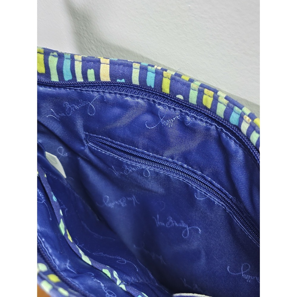 Vera Bradley Crossbody Bag Katalina Showers Print Blue Green - Picture 5 of 12
